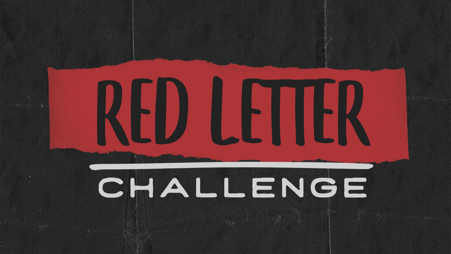 Red Letter Challenge
