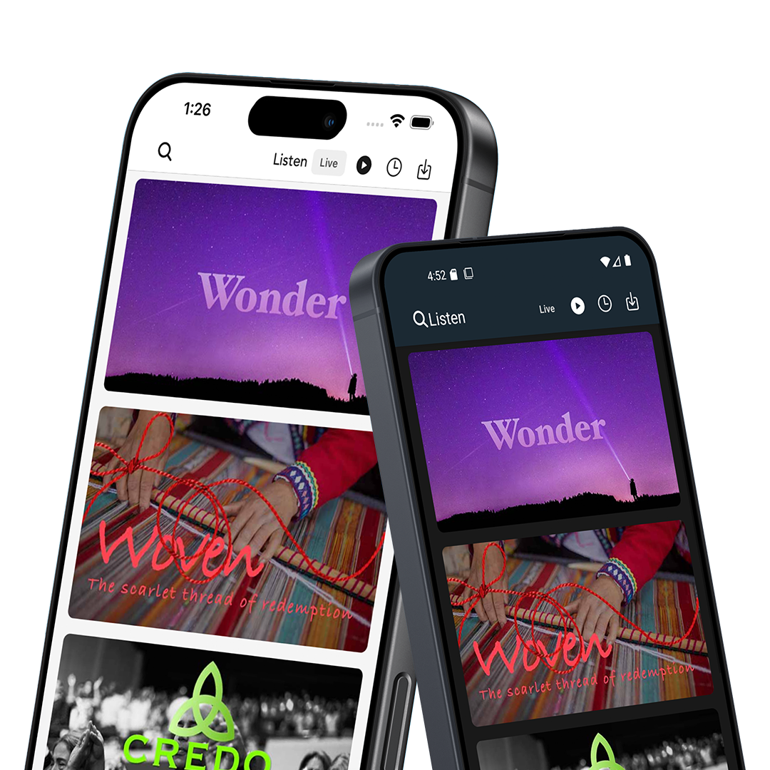 Thrive Church App on mobile device